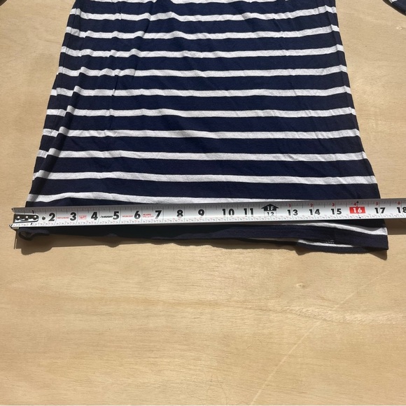 Vintage Gap Casual Striped Navy Long Sleeve Crew full length Shirt women’s xs - Picture 5 of 8